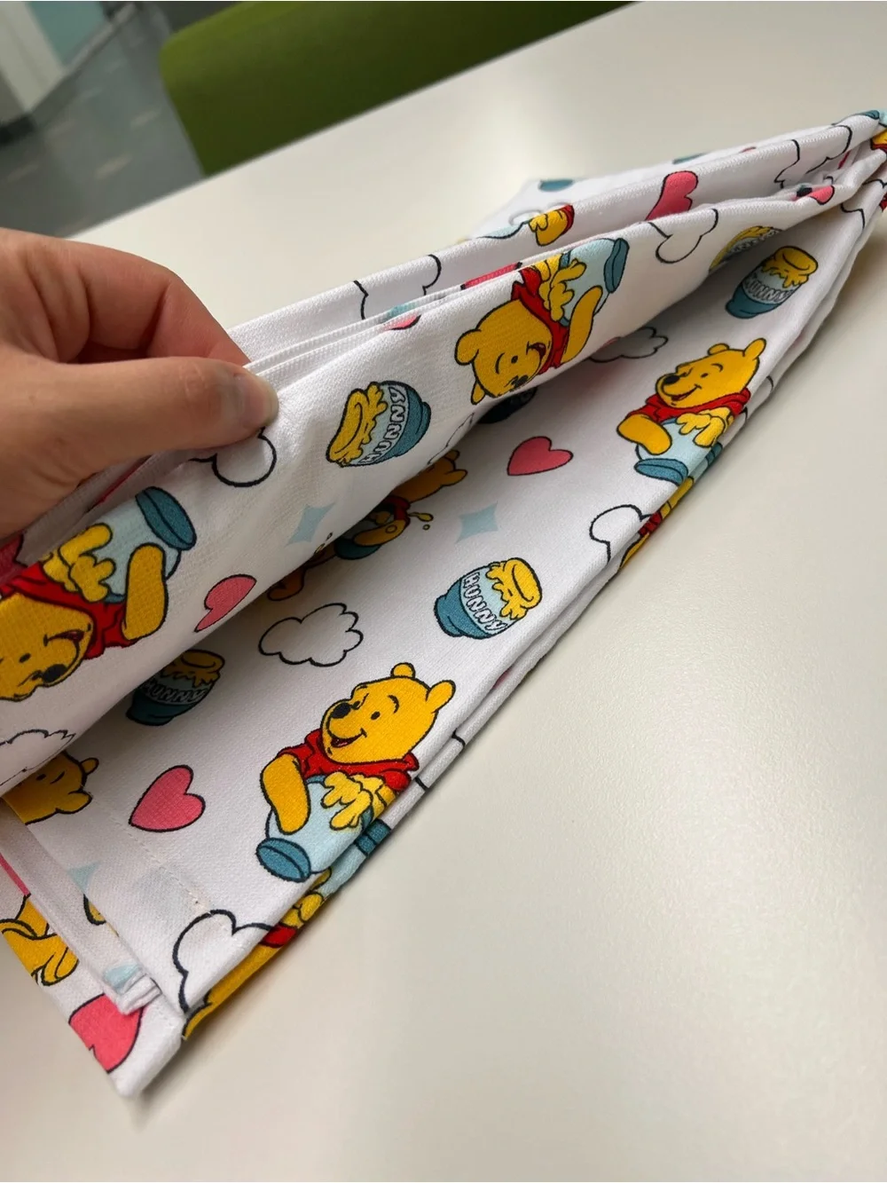 Disney Winnie the Pooh White, Yellow, Red Kitchen Towels - 2 Pack